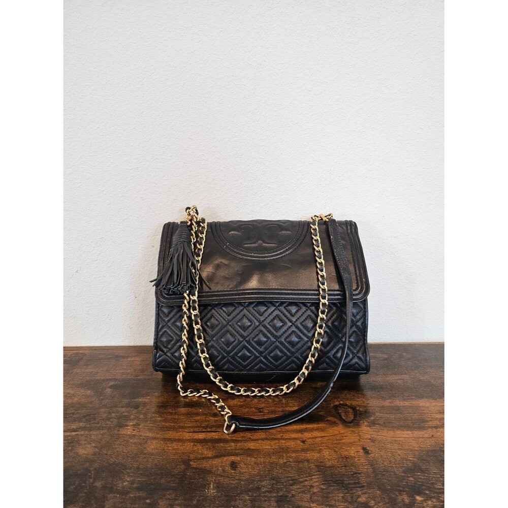 Tory Burch Fleming Tassel Convertible Shoulder Bag